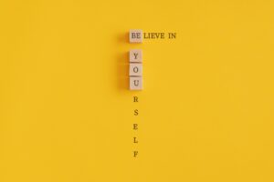 Conceptual image of being true to yourself